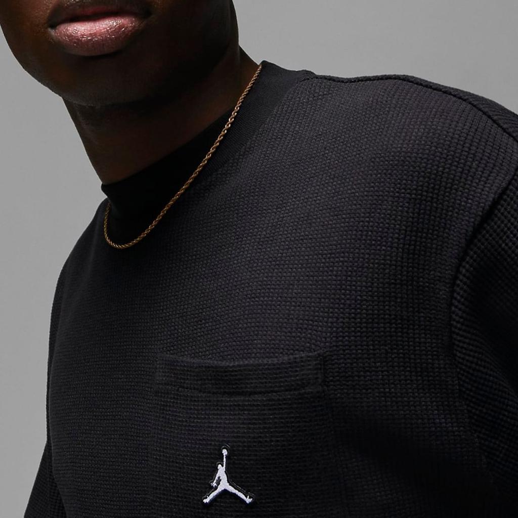 Jordan Мужская футболка AS M J ESS WINTER LS TOP Черная DV1586-010