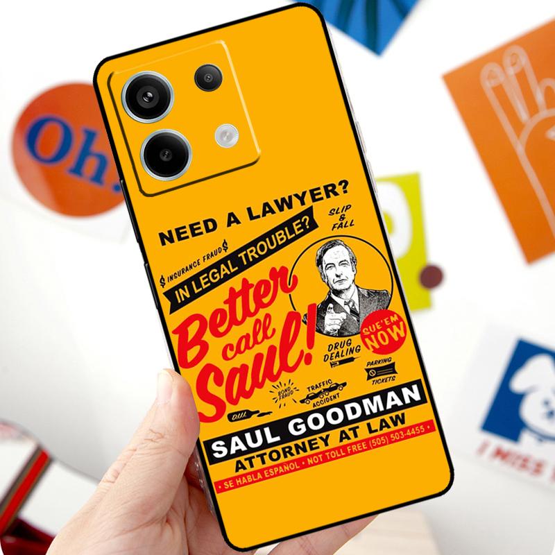 Чехол Better Call Saul для Xiaomi Redmi Note 11 10 12 13 14 Pro 10S 11S 12S Чехол для Redmi 15 10C 13C 12C 14C