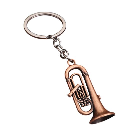 Yousheng Musician Keychain Pendant Decorative 3D Design Bag Hanging Pendant Miniature Instrument Shape Key Holder Bag Charm