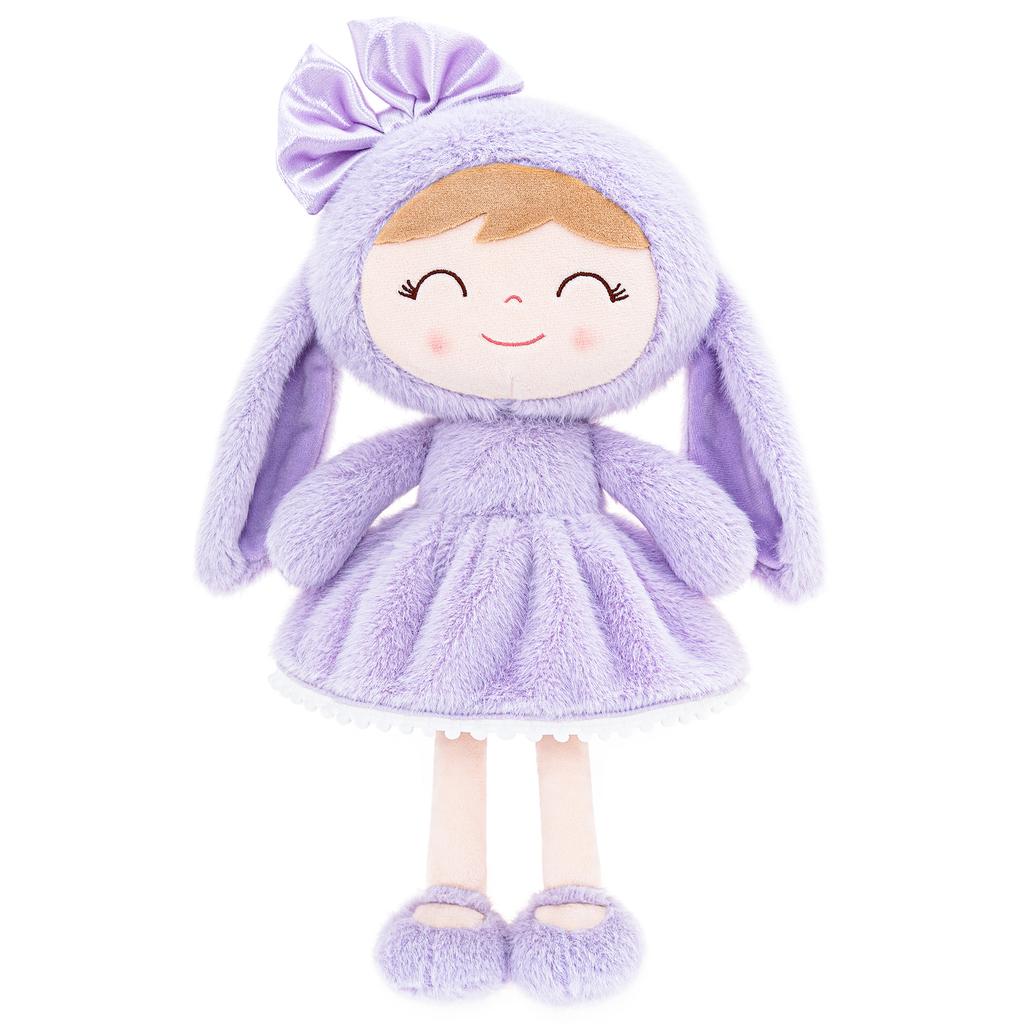 Baby Dolls Plush Doll New Design Rabbit Doll Soft Toys Gir's Birthday Gift 30cm Purple