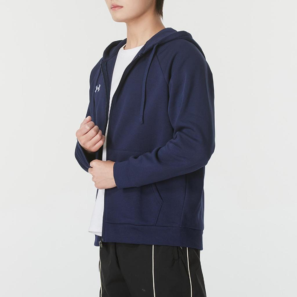 Under Armour Толстовка Унисекс Темно-синяя, Сумка для покупок в комплекте 1379767-410