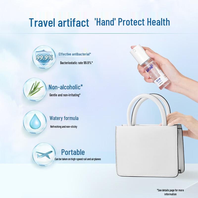 Blue Moon Unscented Hand Sanitizer Spray (3 x 50ml)