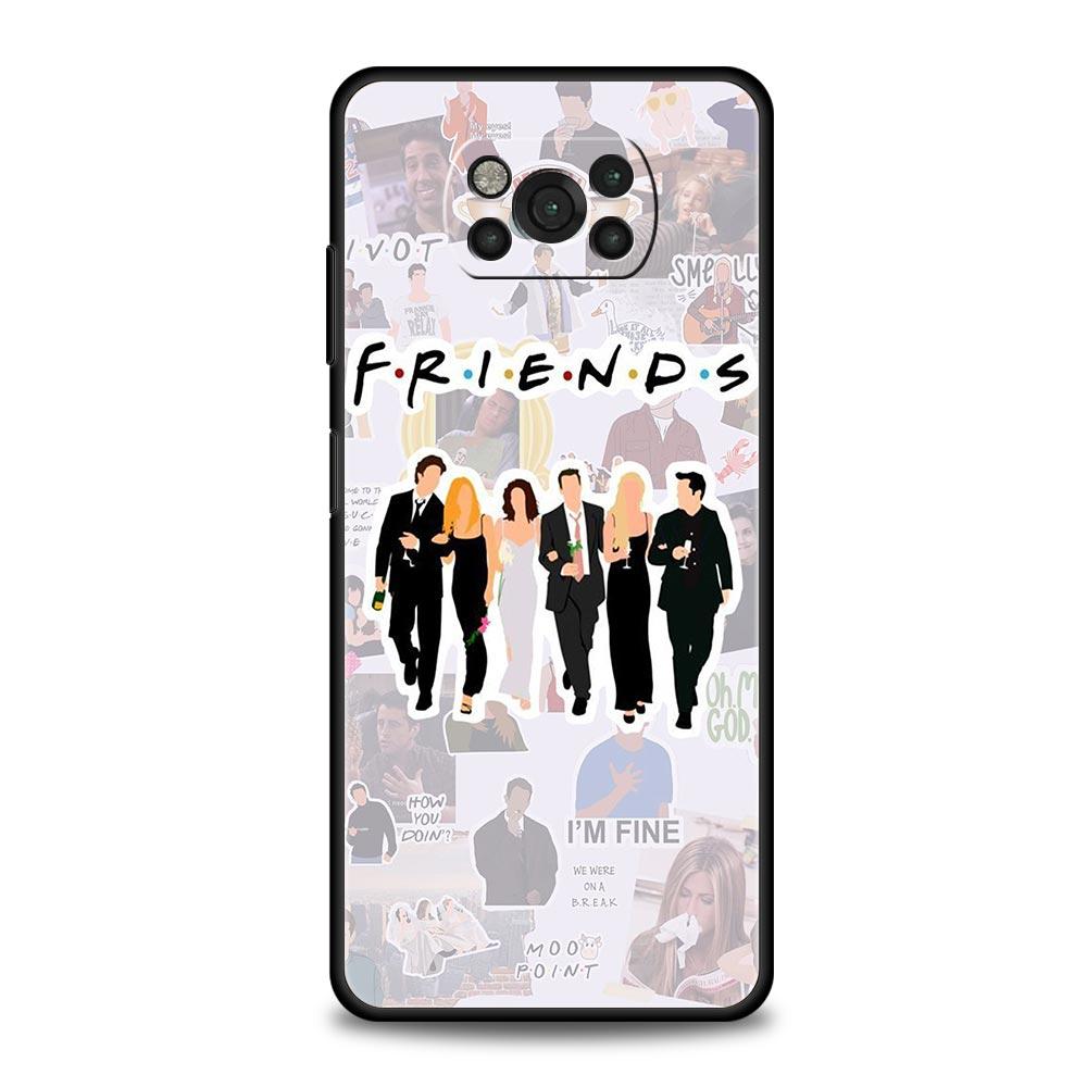 Чехол для телефона для Xiaomi Poco X6 X5 X4 Pro 5G X3 NFC F5 F4 M5 M4 M3 F3 GT C51 C50 C55 Обложка Кофейня Central Perk сериал Друзья