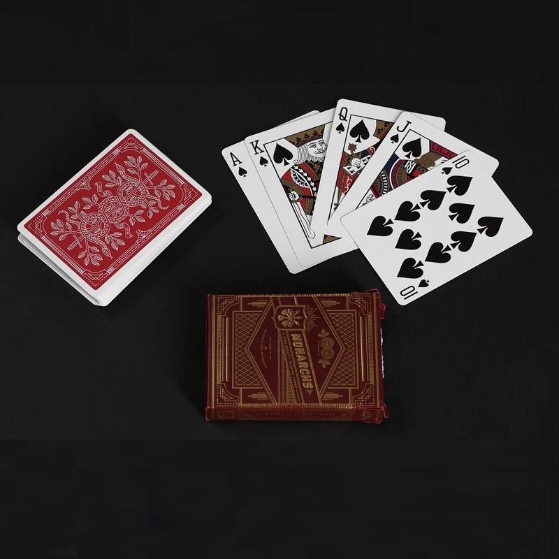 Theory11 Red Monarch Игральные карты USPCC Bicycle Monarchs Колода Карточные игры Волшебные трюки