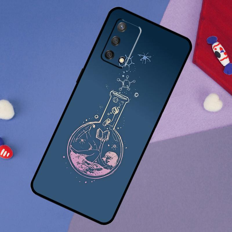 Научный Чехол Для Oppo A78 A18 A38 A74 A94 A54 A58 A98 A80 A60 A40 A96 A76 A16 A15 A17 A57 A5 A6 Pro