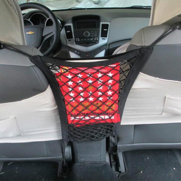 General Flexible Mesh Suitcase Car Organizer Seat Back Storage Mesh Bag KTY
