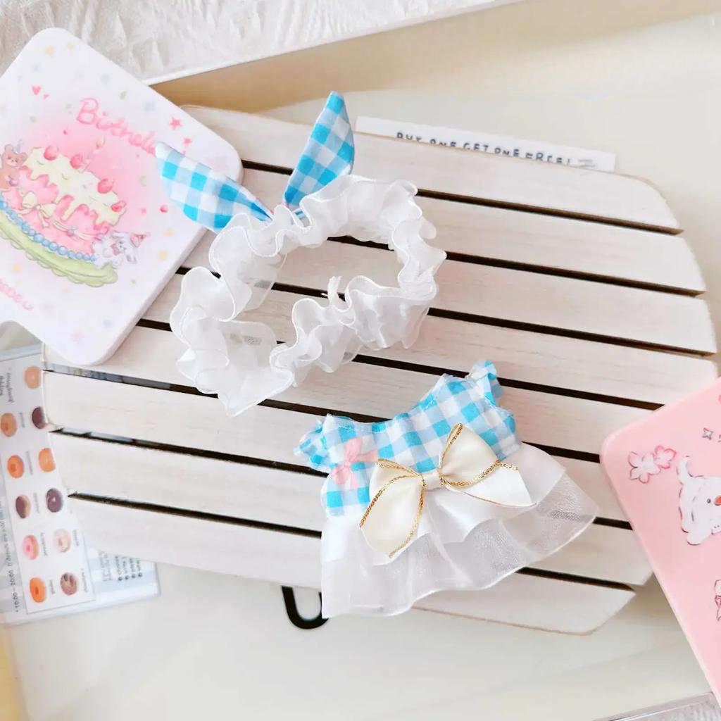 Cute 17cm Labubu Doll Clothes Mini Plush Doll's Dress Outfit Accessories Collection Gift for Girls Kids