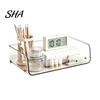Desk Space Saving Box Clear Acrylic File Organizer Tray, 1/2/3/4/5 Tier Paper Ducument Compact Storage Box, Stackable Office Supplies Rack Desktop