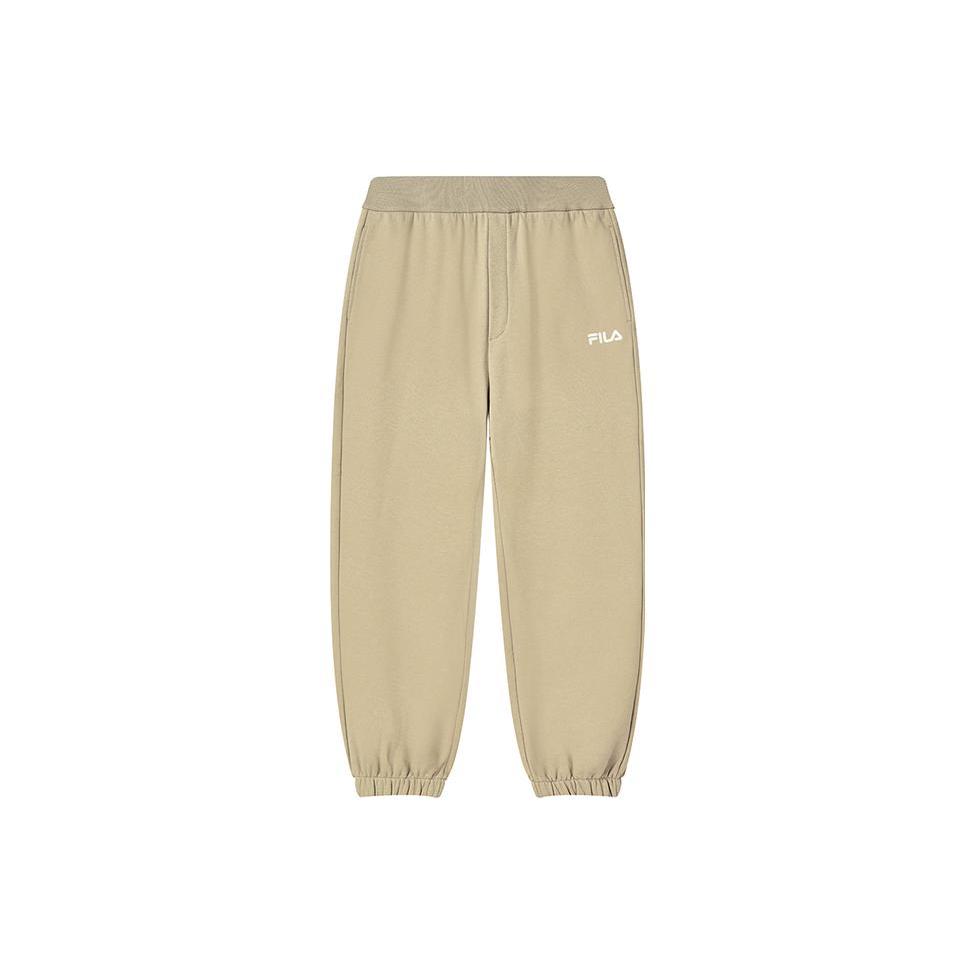 New FILA Knitted Sweatpants Unisex Khaki F51M249698FLK
