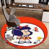Mafalda Chair Mat - Round Carpet for Home Decor, Office Use, Living Room