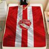 Фланелевое одеяло с принтом Fc Thun, Высококачественное, Удобное для всех сезонов, Декор для дома, Тепло и уют, Идеально для рождественских подарков