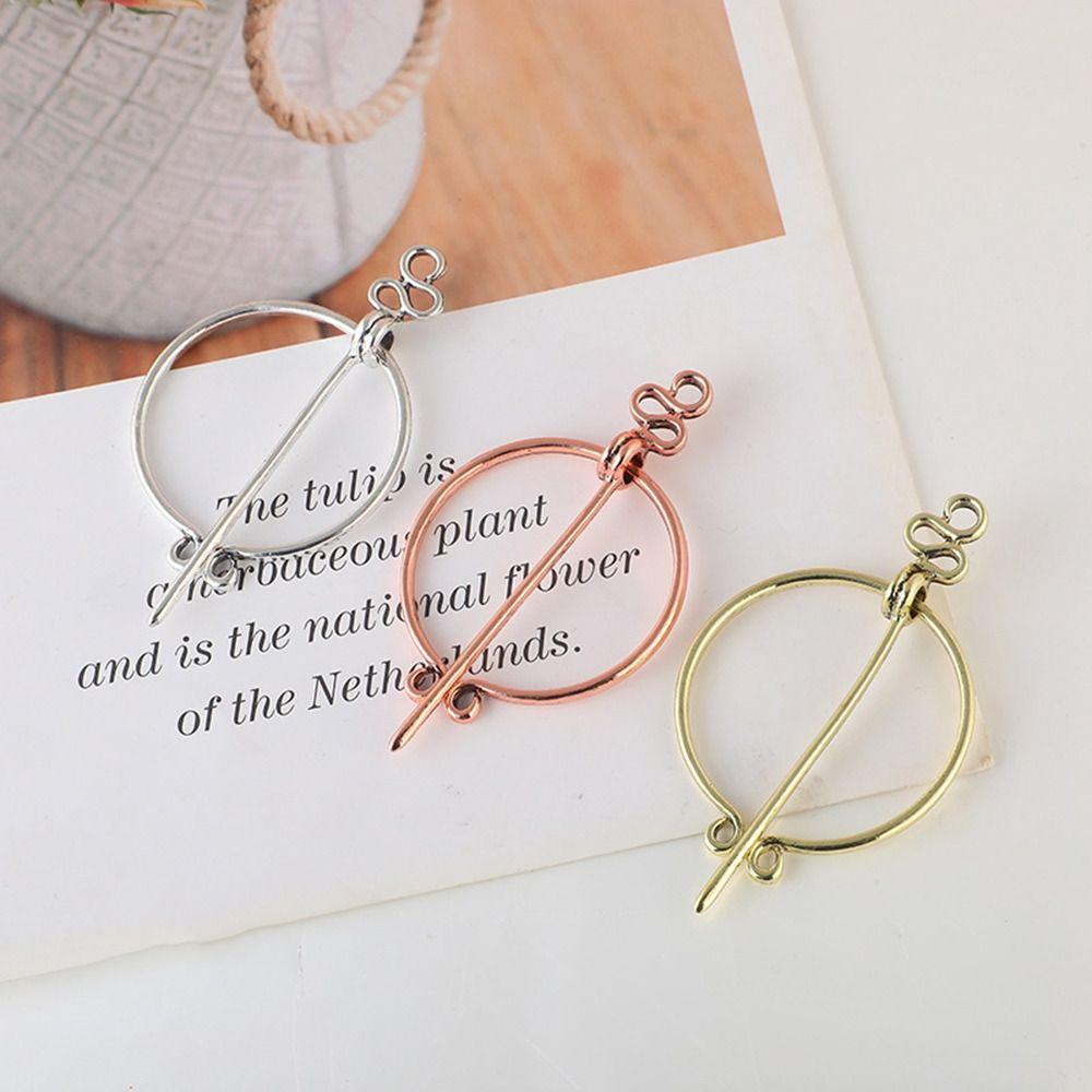 Модная Брошь-Шарф Серебро/Золото Булавка для Шали Трендовая Викингская Брошь Коммерческая