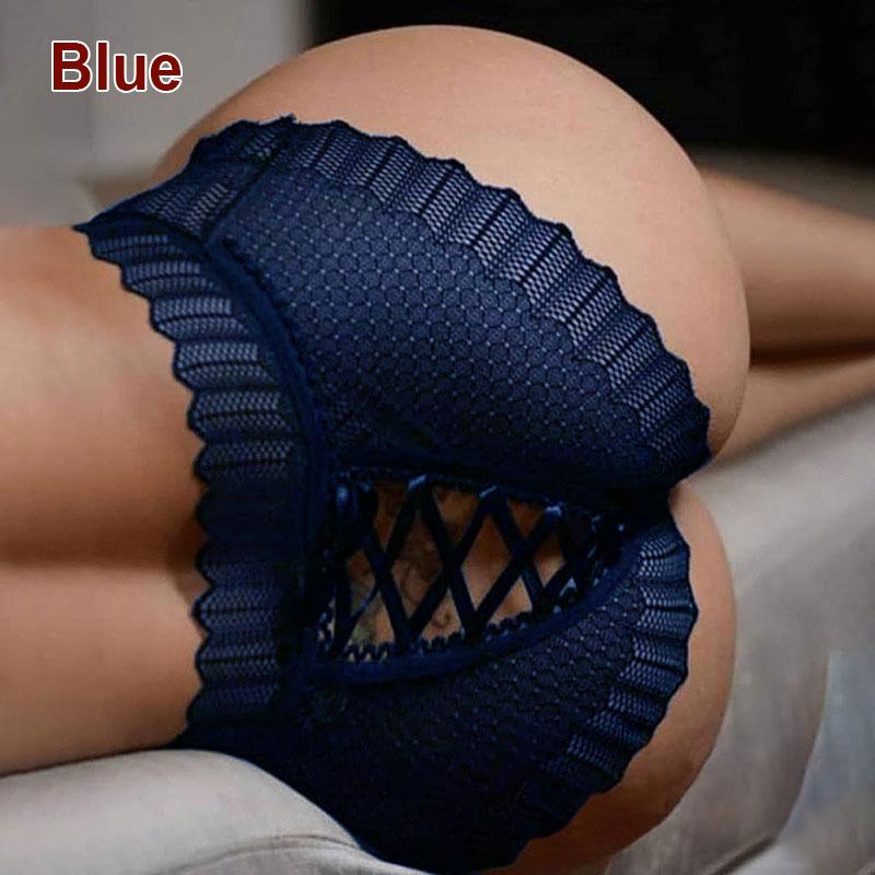 Women Underwear Hip-lifting Lace Breathable Strappy Sexy Panties Cute Lolita Large Size