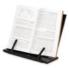 Carl Office Bookstand, Reading Stand, Music Stand, Recipe Stand, Metal, Flat, 7-Level Adjustment, Black, Made In Japan, BKS-820-K