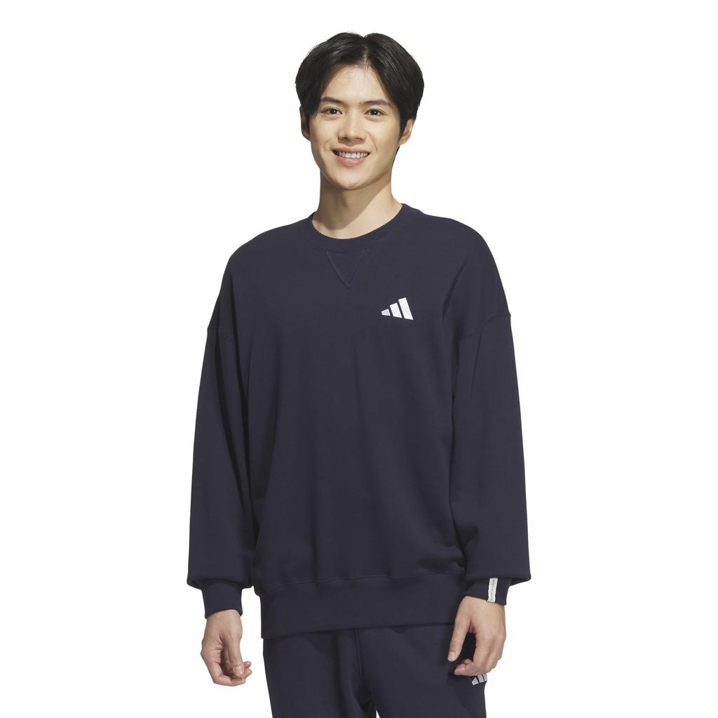 Adidas SL Crew JUP92 Цвет Legend Ink Размер M ESS+ Толстовка, Мужская (JW6955),