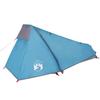 1 Person Tunnel Tent Blue Waterproof