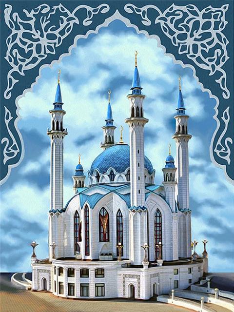 Алмазная картина Замок Новые поступления Мозаика Вышивка Церковь Вышивка крестиком Домашний декор Алмазное искусство