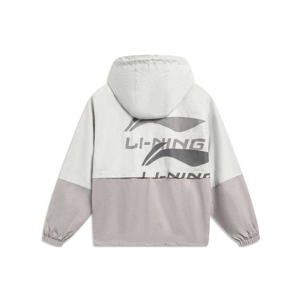 Куртка Li Ning Спортивная Модная Коллекция Унисекс Серебристо-Березовый Серый AFDT523-2