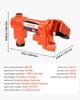 VEVOR Fuel Transfer Pump, 12V DC 61 L/min(16 GPM) 186W(1/4 HP) Diesel Pump, Extractor Pumps with Manual Nozzle, Discharge Hose and Suction Pipe