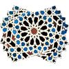 4/6/8pcs Placemats in Geometric Shapes, Suitable for Home Dining and Party Decoration, Suitable for Home Dining and Party Decoration