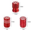 Для VOLKSWAGEN VW 4 шт. Колпачки на ниппель колеса автомобиля Алюминиевые колпачки на стержень колеса для Volkswagen GOLF MK6 Polo Tiguan VW GTI CADDY