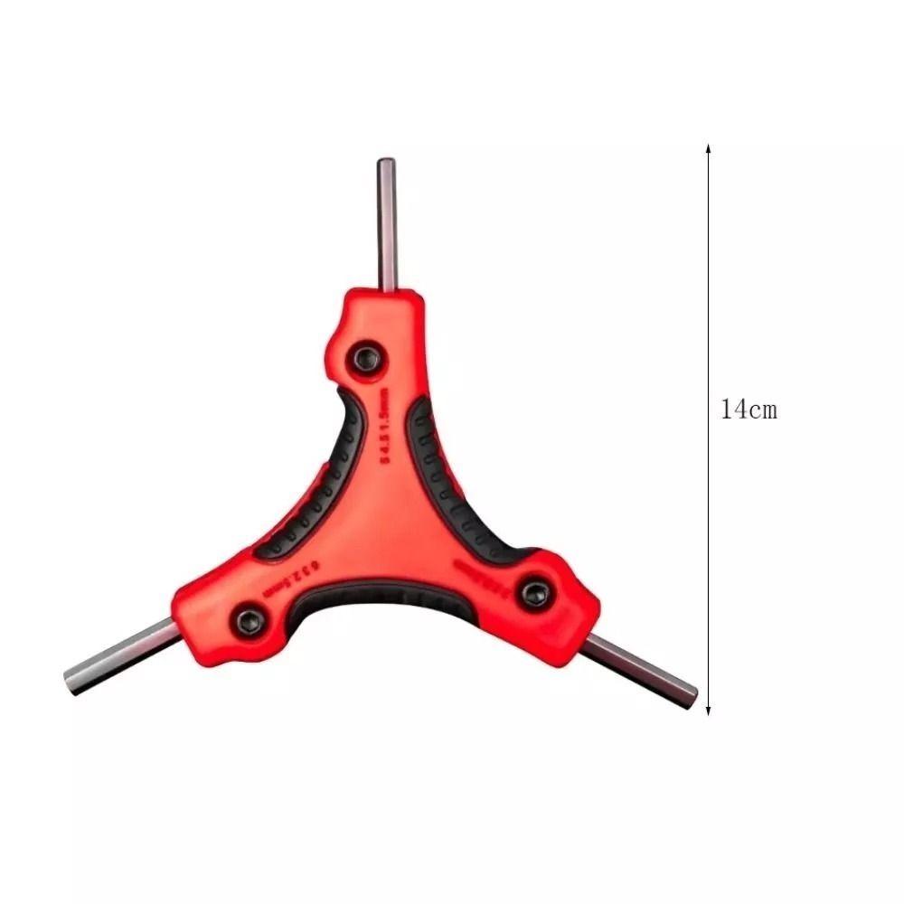 9 In 1 Combination Allen Wrench 1.5/2/2.5/3/4/4.5/5/5.5/6mm Trigeminal Key Set Hand Repair Tools