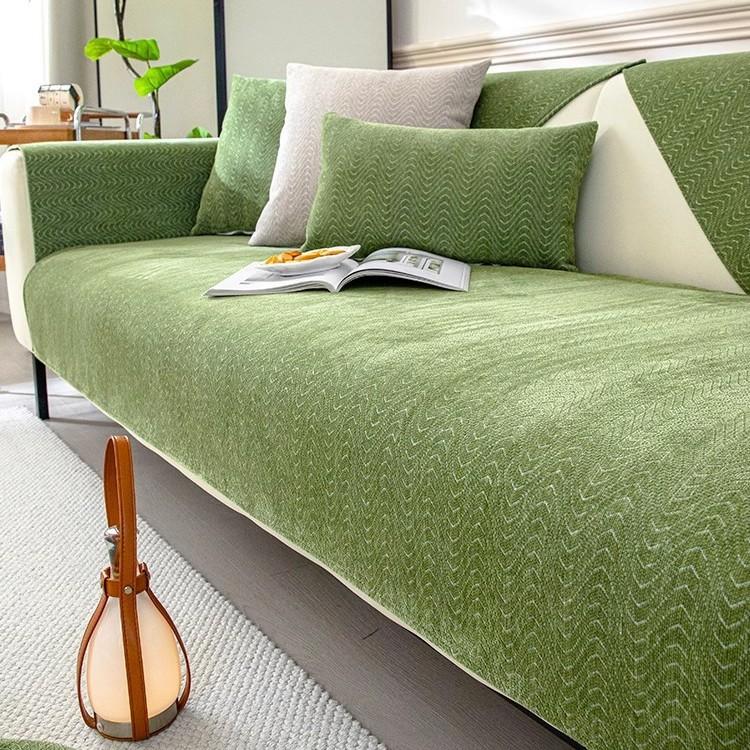 New Sofa Cushion, Universal In All Seasons, Non-Slip Seat Cushion, Simple And Dirt-Resistant High-End Fabric, Sofa Cover Cover Cloth