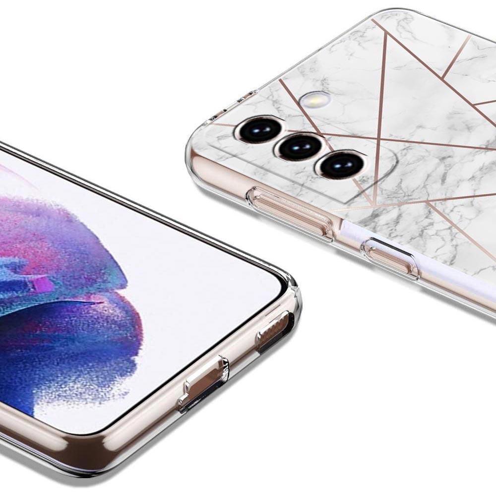 Мраморный геометрический чехол для телефона Samsung Galaxy S22 S21 S20 FE Ultra 5G S10 S10E S9 S8 Plus Note 10 20 мягкий прозрачный силиконовый чехол