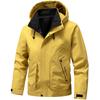 Men Spring Autumn Windbreaker Waterproof Jacket Coats Male Outdoor Softshell Zip Up Hooded Jacket Hiking Camping Coats