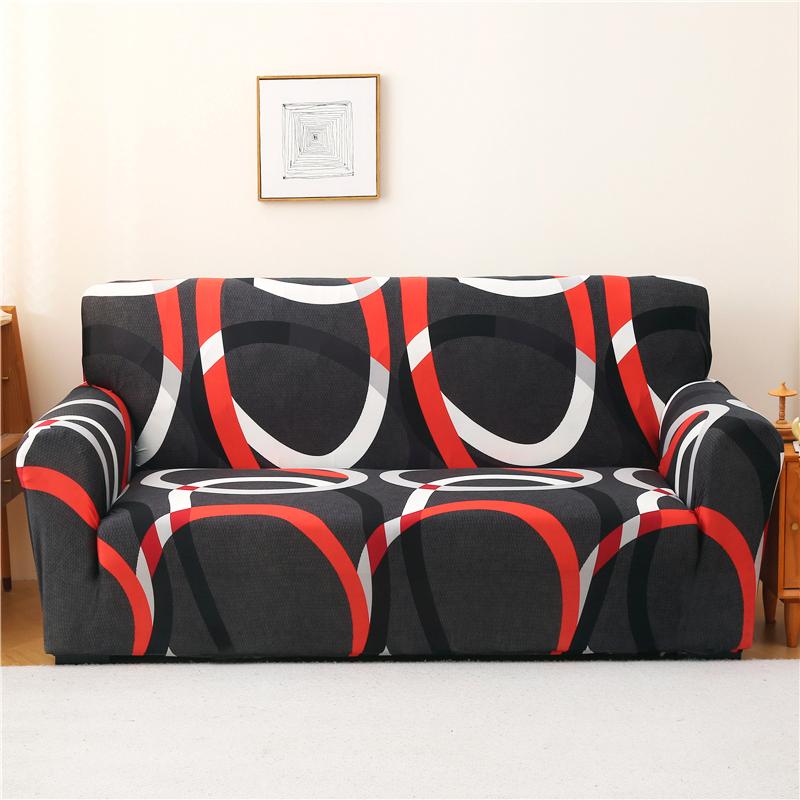Floral Sofa Cover Fit L-Shaped Stretch Modern Chair Couch Cover Sofa Covers For Living Room Furniture Protector 1/2/3/4 Seater