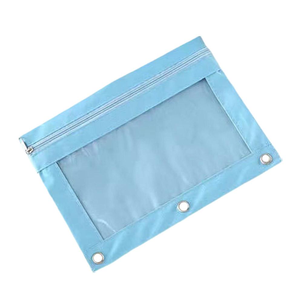 Transparent Oxford Cloth Loose Leaf Budget Binder Pockets Documents Holder File Organizer Zipper Binder Pouches For Notebook