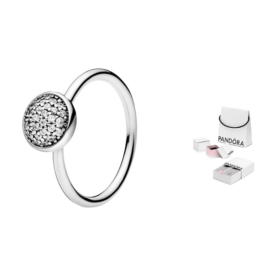 Pandora ВЕЧНЫЕ кольца из стерлингового серебра 925 пробы для женщин 191009CZ