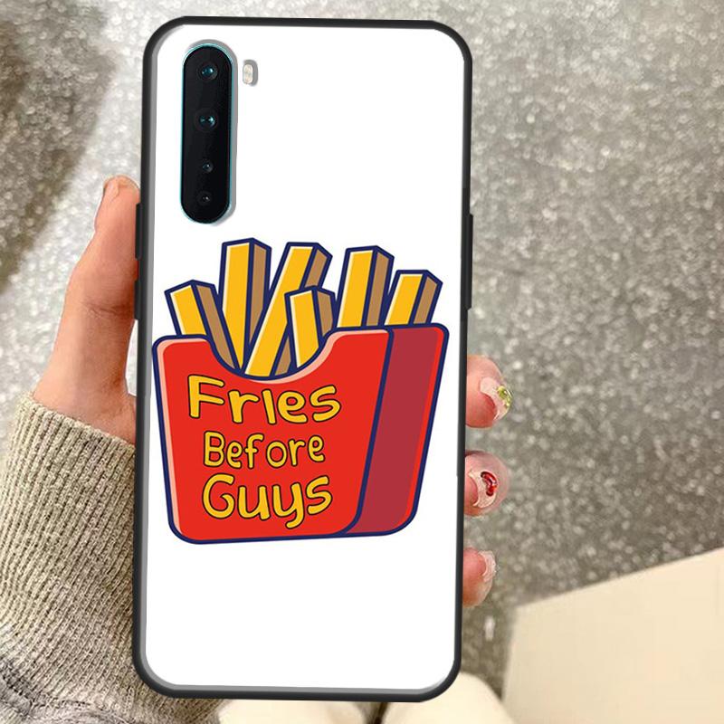 Чехол French Fries Before Guys для OnePlus 15 13 12 11 10 10R 12R 13R 15R 13T 10T 8T Nord 5 CE 2 3 4 Lite N20 N30 Coque