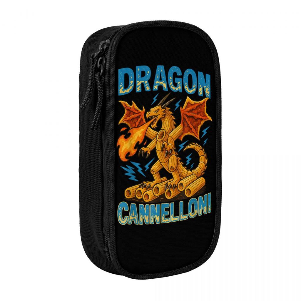 Creative Brain Rot Kids Meme Italian Brainrot Dragon Cannelloni Pencil Case Pencil Box Pen Box for Student Large Storage Bag