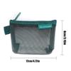 Lipstick Cosmetic Bag Clear Mesh Bag Small Item Bag Retro Color Card Bag Mini Coin Purse  Outdoor