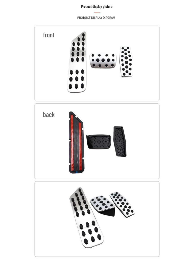 Opel Cruze Non-Slip Throttle Brake Rest Pedal Accessories