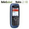 90% New Refurbished Nokia Original Nokia C1-00 Dual SIM Mobile Phone Not Suppourt Russian