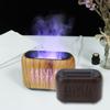 Ультразвуковой увлажнитель воздуха с эфирным маслом USB, имитирующий пламя вулкана, ароматерапия, расширяющая ароматизатор для дома, светлое древесное зерно