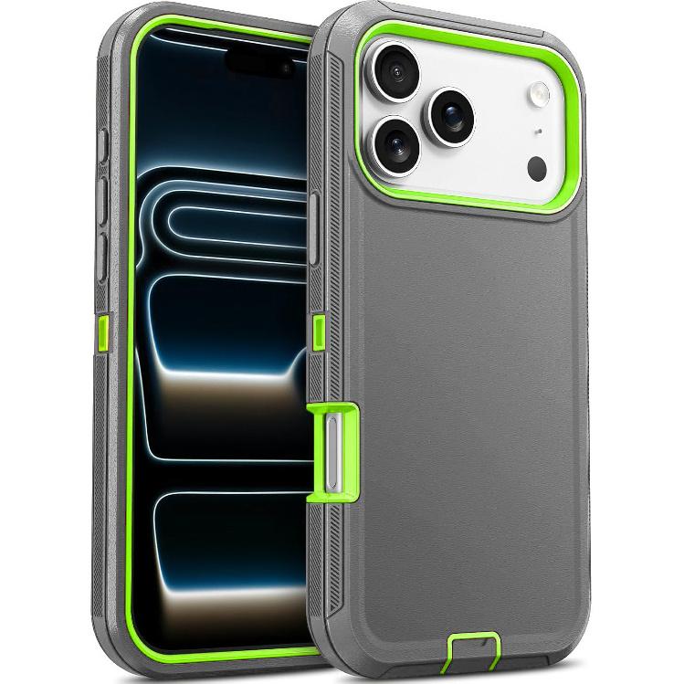 Neutral OTT solid color three-proof phone case suitable for iPhone 17 Pro Max, anti-drop protective cover for Apple 16E