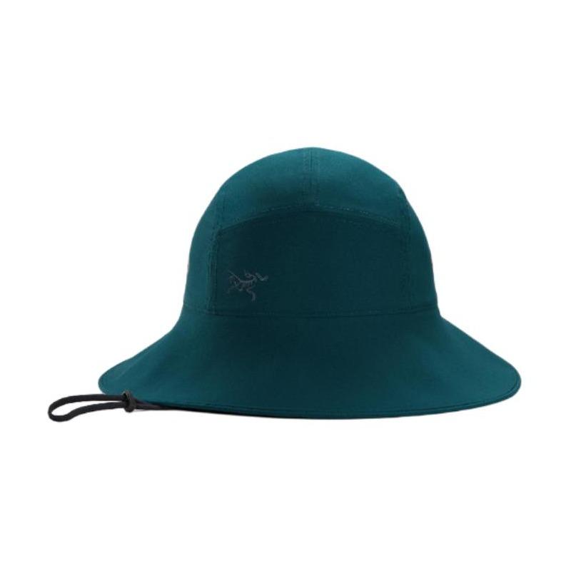 Arcteryx Классическая панама Arc'teryx с принтом логотипа, полиэстер, женская, мультиколор, темно-зеленая, S/M - без коробки