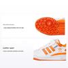 Forum Low J Белые Оранжевые Детские Кроссовки Cloud-White IG3794
