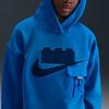 Nike X Коллекция свитшотов LEGO Оверсайз Логотип бренда С подкладкой из флиса С капюшоном Свободный крой Подростки HV6732-470