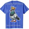Funny Pigeon King Birds Graphic Tshirts Men Womens Fashion Casual Tshirt 100 Cotton Loose Oversized T Shirt