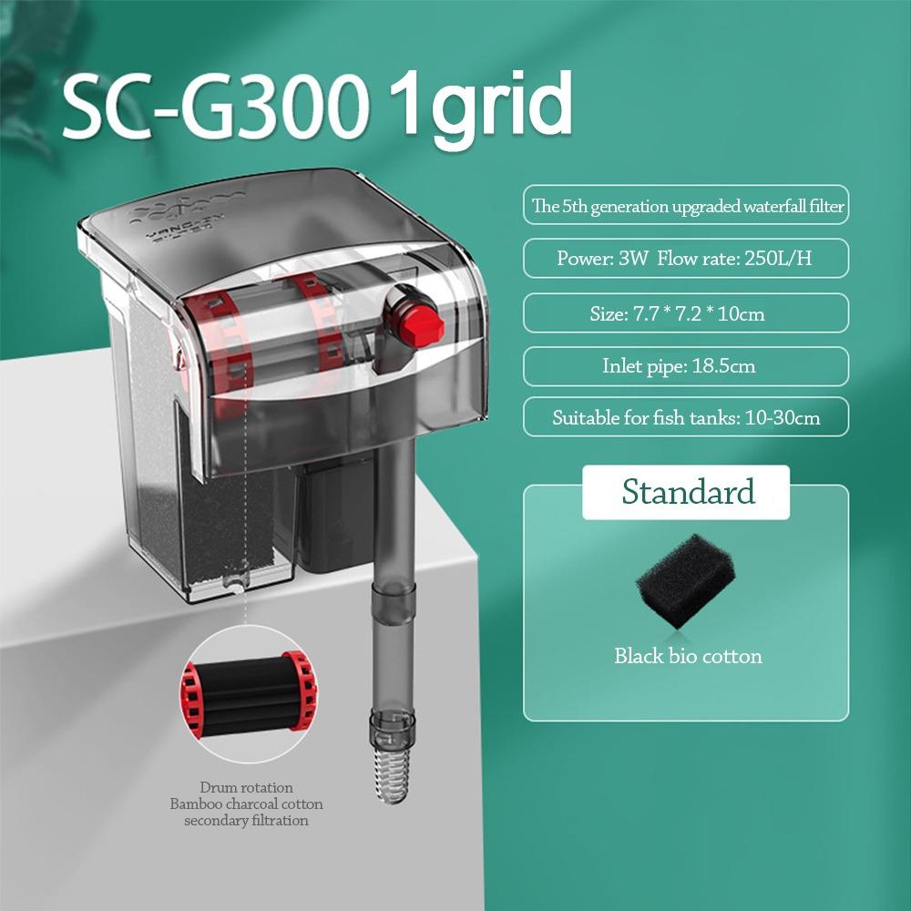3-в-1 Фильтр для аквариума водопад Циркулирующий Очиститель воды Цикл чистой воды для дома