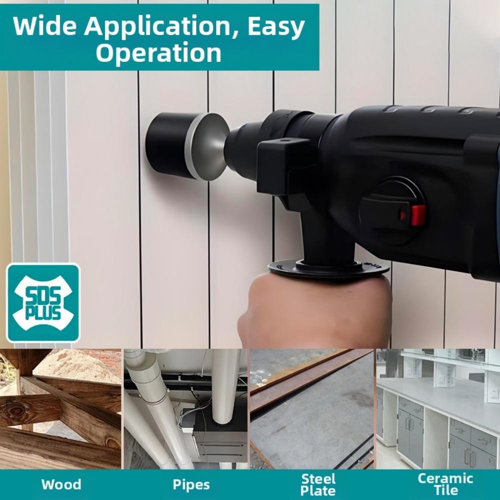 Резиновый молоток-вибратор для электроинструмента, насадка для укладки и затирки плитки, хвостовик из закаленной стали 40CR