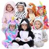 Kigurumi Onesie Kids Cat Unicorn Lion Panda Pajamas For Children Animal Cartoon Dog Rabbit Fish Sleepers Baby Costume Winter Girls Licorne Jumspuit
