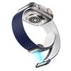 Ремешок для часов Apple Watch с узором из углеродного волокна - двухцветный персонализированный ремешок для наручных часов с магнитной застежкой, водонепроницаемый для iWatch 9/8/6/5/4/3/2/1/se