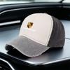 blbn4 Sunshade Fashion Solid Color Duck Tongue Caps Unisex Outdoor For Porsche 911 718 Panamera Macan Cayenne Boxster Cayman Accessory