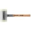 HALDER Shockless Recoilless Super Craft Hammer Hickory Handle Nylon Diameter 80 (White) 3366.080