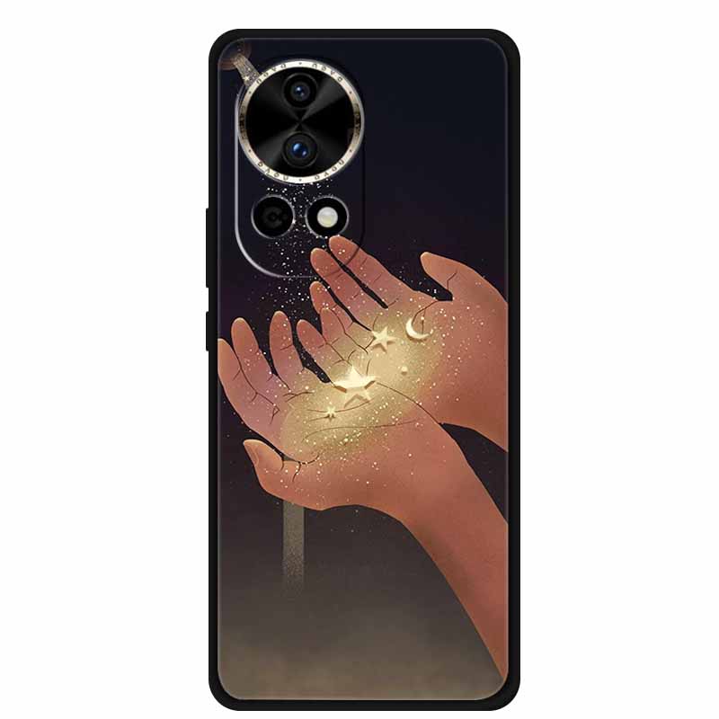 Flowers Patterns Case For Huawei Nova 12 pro ultra Funda Nova12 Pro Ultra Soft TPU Silicone Cover Lovely Floral Phone Back Cases